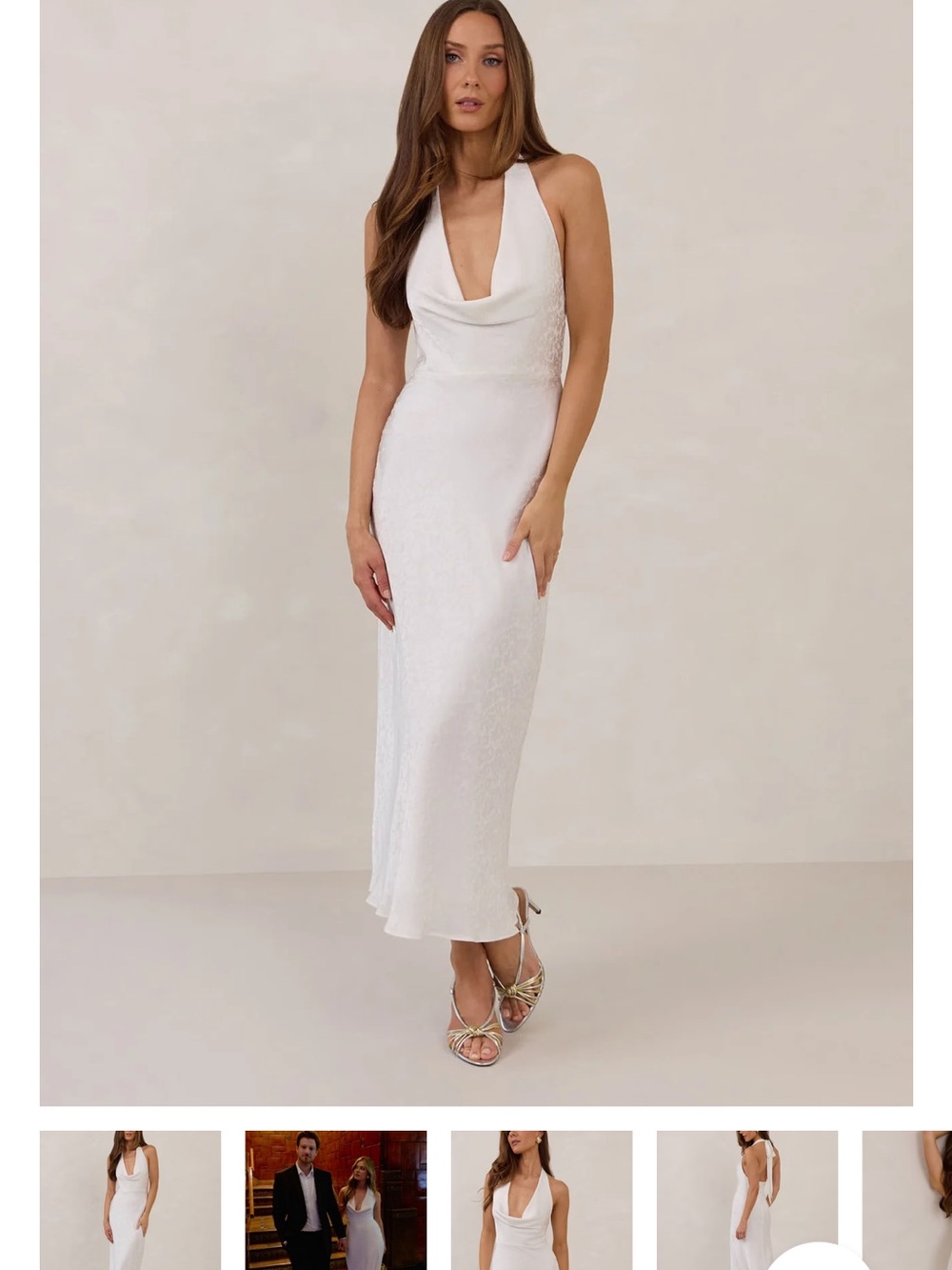 Park & Fifth Long White Dress